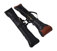 Garneck 2pcs Durable Erhu Case Black Brown Protective Bags for Musicians for Daily Practice Performances Travel Sturdy Construction for Safe Transport