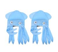 Garneck 2Pcs Funny Octopus Party Hats for Adults Creative Sea Animal Headgear for Cosplay Festivals Halloween and Birthday Celebrations Soft and Comfortable Novelty Costumes