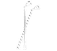 Garneck 2pcs Glass Cell Spreader Shaped Triangle Spreading Sticks for Laboratory Microbe Experiments Lightweight and Easy to Handle for Petri Dish Applications