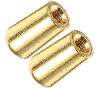 Garneck 2pcs Guitar Toggle Tip Guitar Toggle Knob Caps Metal Replacement Part Golden 4mm Aesthetic Electric Accessories