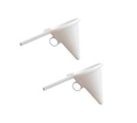 Garneck 2pcs Handheld Cake Decorating Funnel for Baking Plastic Chocolate and Cream Dispenser Ergonomic Design for Icing Batter and Pastry Filling Kitchen Tool for Home and Professional