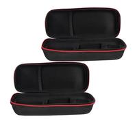 Garneck 2pcs Handheld Microphone Zipper Storage Case Portable Mic Carrying Bag for Travel Waterproof Microphone Case Adjustable Compartment