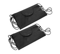 Garneck 2pcs Helmet Storage Bag with Drawstring Closure Comfortable Backpack for Motorcycle Electric Bike and Hiking Versatile Half Helmet Tote Pouch with Stylish Design