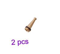 Garneck 2pcs High Pressure Solid Copper Hose Jet Nozzle Sprayer Thread Rustproof for Patio Sidewalk Driveway Gutter Cleaning