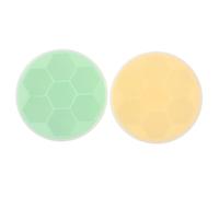 Garneck 2pcs Honeycomb Ice Tray Silicone Ice Molds for Cocktails Home Bar Use Random Color