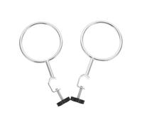 Garneck 2pcs Iron Support Retort Rings for Laboratory Experiments Corrosion-resistant Rings for Chemical Reactions Filtrations and School Science Use