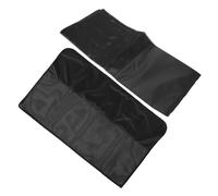 Garneck 2pcs Magnetic Car Window Shades Black Sunshade Cloth Heat Insulation Protection Side Sunshade Mesh Flexible Fit Front Rear Summer Essentials