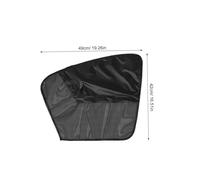 Garneck 2pcs Magnetic Car Window Sun Shades UV Blocking Mesh Privacy Covers for Driver and Passenger Side Heat and Glare Reduction Curtains Compatible with Vehicles for Family Travel and