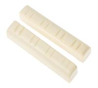 Garneck 2pcs Mandolin String Nuts White Abs Lightweight String Support Mandolin Bridge Adjustment Nut Suitable for Families and Friends