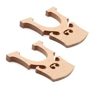 Garneck 2pcs Maple Wood Cello Bridge Professional Lightweight Unfinished Fitted Replacement for Full Cello Enhancing Darker Warmer Sound Quality for Practice and Performance