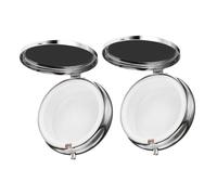 Garneck 2pcs Metal Box Small Holy Communion Case Jewelry Organizer for Rosary Beads Storage Travel Necklace Box Eucharist