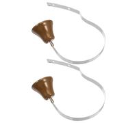 Garneck 2pcs Metal Dog Door Bells Vintage Training Bell for Wall Mount Puppy Communication Adjustable Hanging Pet Door