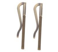 Garneck 2pcs Metal Money Clip Spring Cash Fixing Clamp Portable Bill Holder for Men and Women Lightweight Credit Card Organizer Wallet Accessory