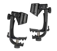 Garneck 2Pcs Microphone Clips for Drum Shockproof Microphone Holders for Musical Instruments Portable and Lightweight Bracket for Secure Close Recording