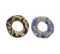 Garneck 2pcs Nepal Buddhism Cotton Singing Bowl Pads Cushions 8cm Diameter Sound Bowl Mats for Meditation and Mindfulness Practice Random Color