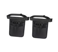 Garneck 2pcs Nurse Tool Belt Pouch Lightweight Organizer Waist Pack with Multiple Compartments for Efficient Nursing Supplies Storage Comfortable Ergonomic Strap