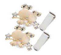 Garneck 2pcs Owl Shaped Car Air Vent Perfume Clips Alloy Material Air Freshener Car Diffuser Minimize Unpleasant Smell for Daily Life and Auto Interior Decoration