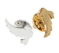 Garneck 2pcs Peace Dove Brooch Lapel Pin Alloy Bird Badge with Minimalist Design Symbol of Justice and Harmony for Charity Events and Daily Wear Elegant Jewelry Accessory for Women