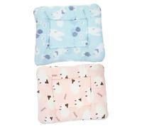 Garneck 2pcs Pet Mat Guinea Pig Bed Mat for Cage Reusable Small Animal Blanket Warm Sleeping Animal Supplies