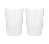 Garneck 2pcs Plastic Measuring Jugs 5000ml Capacity with Dual-Sided Markings and Thickened Construction, Heatproof and Resistant to Breakage, for Outdoor Camping and Kitchen Use
