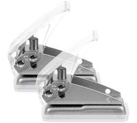 Garneck 2pcs Plastic Single Hole Punch Paper Puncher for Art Works and Envelopes, Hand-held and Easy to Operate Circle Paper Cutter for Crafting and DIY Projects