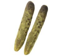 Garneck 2pcs Plush Pickle Cushions Soft Stuffed Food-themed Throw Pillows for Sofa and Bed Realistic Simulation Pickle Plush with Huggable Softness and Stitching for Cozy Home Decor