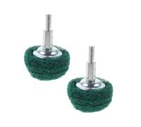 Garneck 2pcs Polishing Wheel Buffing Head Green Mushroom Shape Rotary Tools for Metal Stainless Steel Aluminum Jewelry Wood Plastic Ceramic with High-performance Fiber for Rust Removal and