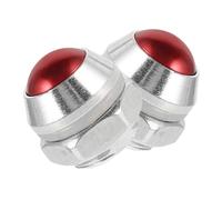 Garneck 2pcs Pressure Cooker Safety Valve Red Flat Steam Release Valves Replacement Parts Compatible with Multiple Brands Easy to Install and Maintain