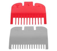 Garneck 2pcs Professional Clipper Guards Replacement Color-Coded Cutting Guides for Precise Haircut Control Hair Trimmer Attachments for Accurate Grooming and Versatile Styling