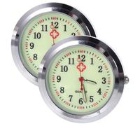 Garneck 2pcs Quartz Pocket Watch Dials for Nurse Watch Accessories with Glass Material and Unique Concise Design, Suitable for Manual DIY Projects