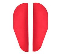 Garneck 2pcs Red Aluminium Alloy Side Mirror Visor for from Rain and Easy to Install Flexible Design for Vehicles