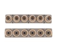 Garneck 2pcs Replacement Contact Pads for Electronic Piano and Digital Piano, Silicone Key Contact Strips with Stable Performance and Enhanced Precision for Home and School Repair