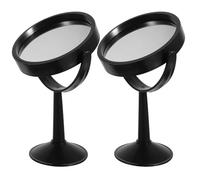 Garneck 2pcs Rotatable Concave and Convex Optical Lens with Stand for Physics Teaching and Research, Versatile Observation Tool with Space-saving Pp Material Design, for Science Labs