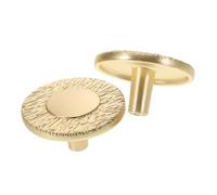 Garneck 2pcs Round Cabinet Handles Chinese Style Drawer Pulls for Kitchen Wardrobe and Dresser Easy Installation Sturdy Finish for Modern and Traditional Furniture