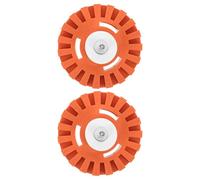 Garneck 2pcs Rubber Decal Remover Wheel Attachment for Drill Serrated Eraser Wheel for Car Rv Motorcycle Sticker Vinyl Graphic and Tape Adhesive Removal Safe Efficient and Gentle and