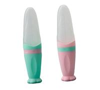Garneck 2Pcs Silicone Squeeze Feeder Bottle for Feeding Bottle with Soft Spoon Leak Design for Pureed Food for Weaning and Mealtime