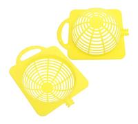 Garneck 2pcs Small Parakeet Nesting Box for Birds, Lightweight Plastic Brooder Box with Egg-holding Design, Quick and Easy Assembly, Suitable for Indoor and Outdoor Use