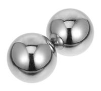 Garneck 2pcs Stainless Steel Baoding Balls Chinese Health Exercise Hand Massage Balls for Elderly Users, 2 Inch Stress Relief and Hand Muscle Relaxation