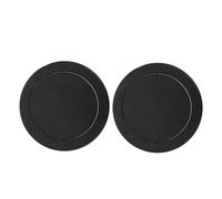 Garneck 2pcs Stainless Steel Recessed Waste Chute Lid for Countertop Trash Can, round Swing Flap Cover with Sturdy Construction and Seamless Integration, Suitable for Homes and Commercial