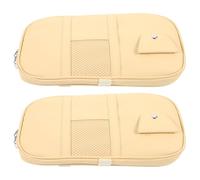 Garneck 2pcs Sun Visor Storage Pouch Car Visor Organizer Holder for Documents Cards Pen for Auto Interior Use