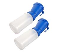 Garneck 2pcs Teat Dip Cup for Dairy Farming Efficient Cleaning Plastic Milking Bath Jar with Ergonomic Design for Cow Teats and Animal Breasts Farm Accessory