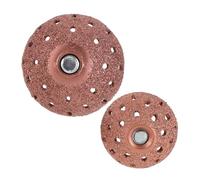 Garneck 2pcs Tungsten Steel Grinding Heads Tire Repair Grinding Head Car Tire Buffer Part Air Grinder Attachments Tungsten Grinder Discs Tyre Repair Kit