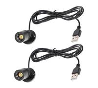 Garneck 2pcs USB Mini Spotlight Adjustable Angle Cabinet LED Display Light with Bright White LEDs Easy Installation No Drilling USB Interface Indoor Small Spotlights for Jewelry Showcase