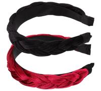 Garneck 2pcs Women Cloth Headbands Knotted Hair Bands Easy to Put and Take off Comfortable Simple Structure Stylish for Party and Daily Wear