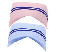 Garneck 2pcs Women Nurse Cap Elegant Vintage Nurse Hat with Horizontal Stripes for Halloween Cosplay Themed Events and Medical Uniforms Comfortable and Versatile Costume Accessory