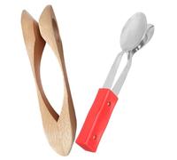 Garneck 2pcs Wooden Musical Spoon Metronome Educational Musical Instruments Spoons for Adults Boys and Girls