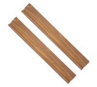 Garneck 2pcs Wooden Vinyl Record Display Rack Stable Desktop Organizer for Records Magazines Books Modern Minimalist Design Suitable for Home Office Classroom Library