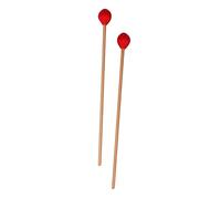 Garneck 2pcs Xylophone Percussion Sticks Simple Marimba Hammer Nylon Core Beech Wood Not Easy to Crack No Burrs for Beginners and Professionals