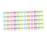 Garneck 2sets Eyeball Finger Puppet Rings Fun and Educational Big Eyes for Favor Movable Engaging Finger Puppets for Boys Random Color 30pcs*2