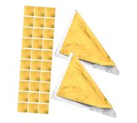 Garneck 300pcs Gold Aluminum Foil Wrappers Square Candy Wrapping Sheets for DIY Sweets Chocolate Packaging Party Birthday Wedding Decoration Craft